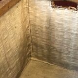 Rattan basket trolley from la Samaritaine store on wheels