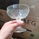 Set of 8 glass fruit salad bowls, ice cream cups, mousse.
