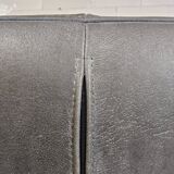 Grey leather swivel armchair Specter by DYYK (Almost new)