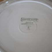 Plat creux Digouin Sarreguemines modèle "Ciboulette" ø27 cm