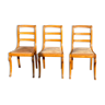 Suite de six chaises d’époque restauration XIX eme siècle