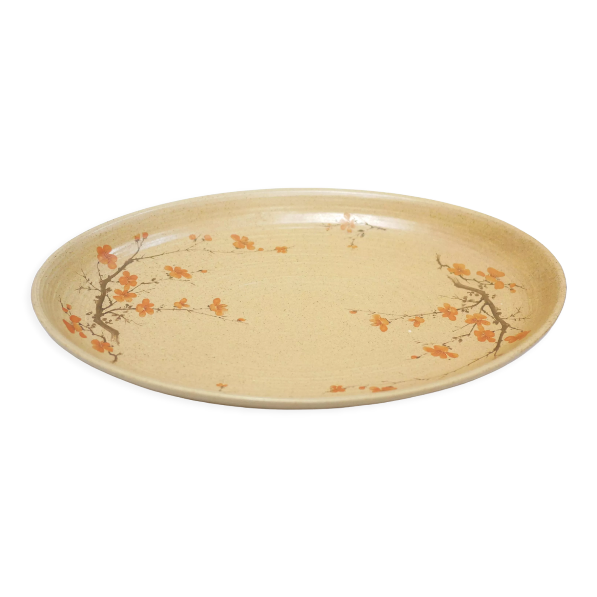 Vintage oval porcelain dish by Maison Revol, France