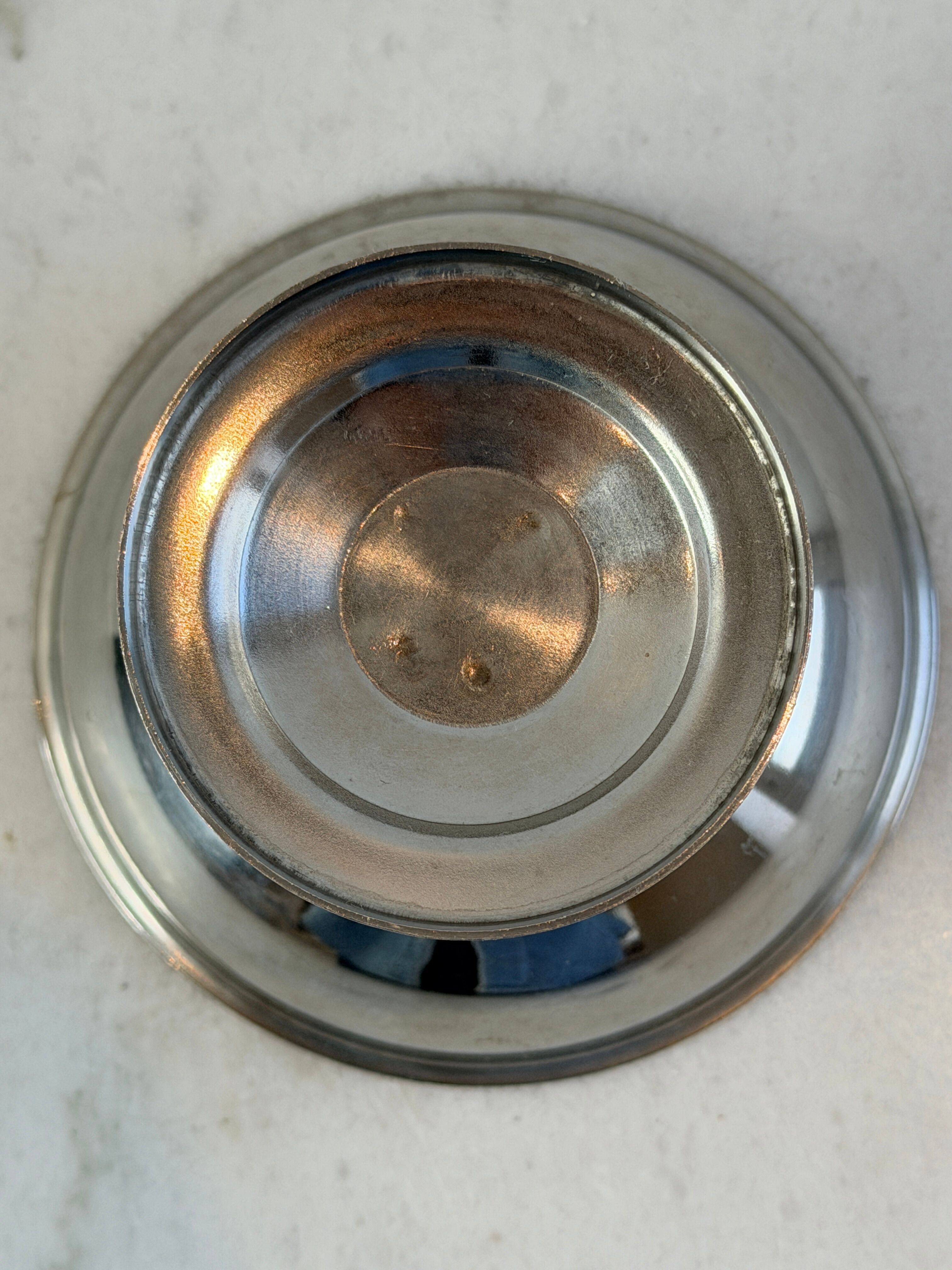 Lot de 6 coupelles en inox
