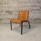 Vintage faux leather armchair