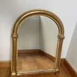 Antique gilded wood mirror