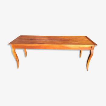 Table de ferme en bois naturel