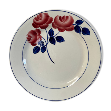 Vintage cake dish HBCM Rose red
