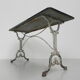 XL Garden table made in Paris, bistro table with granite top
