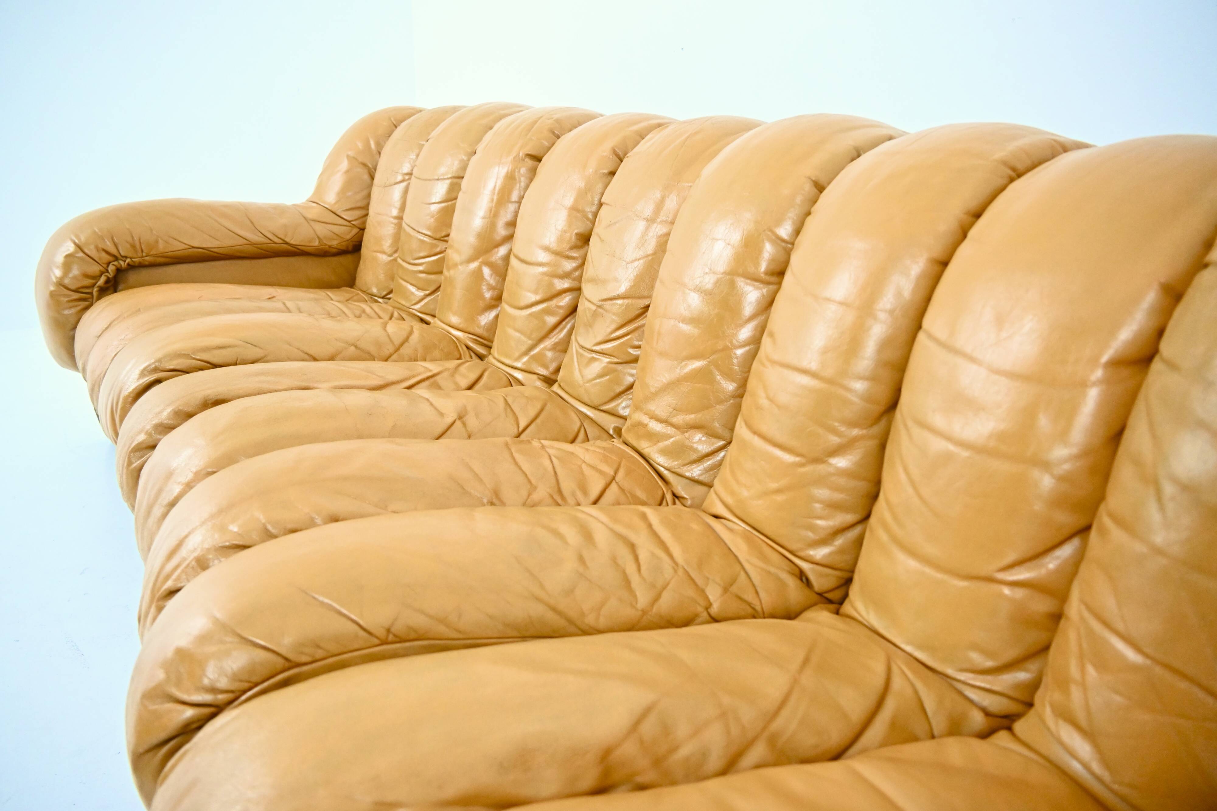 DS-600 sofa by Berger, Peduzzi, Vogt & Ulrich for De Sede, 1970s