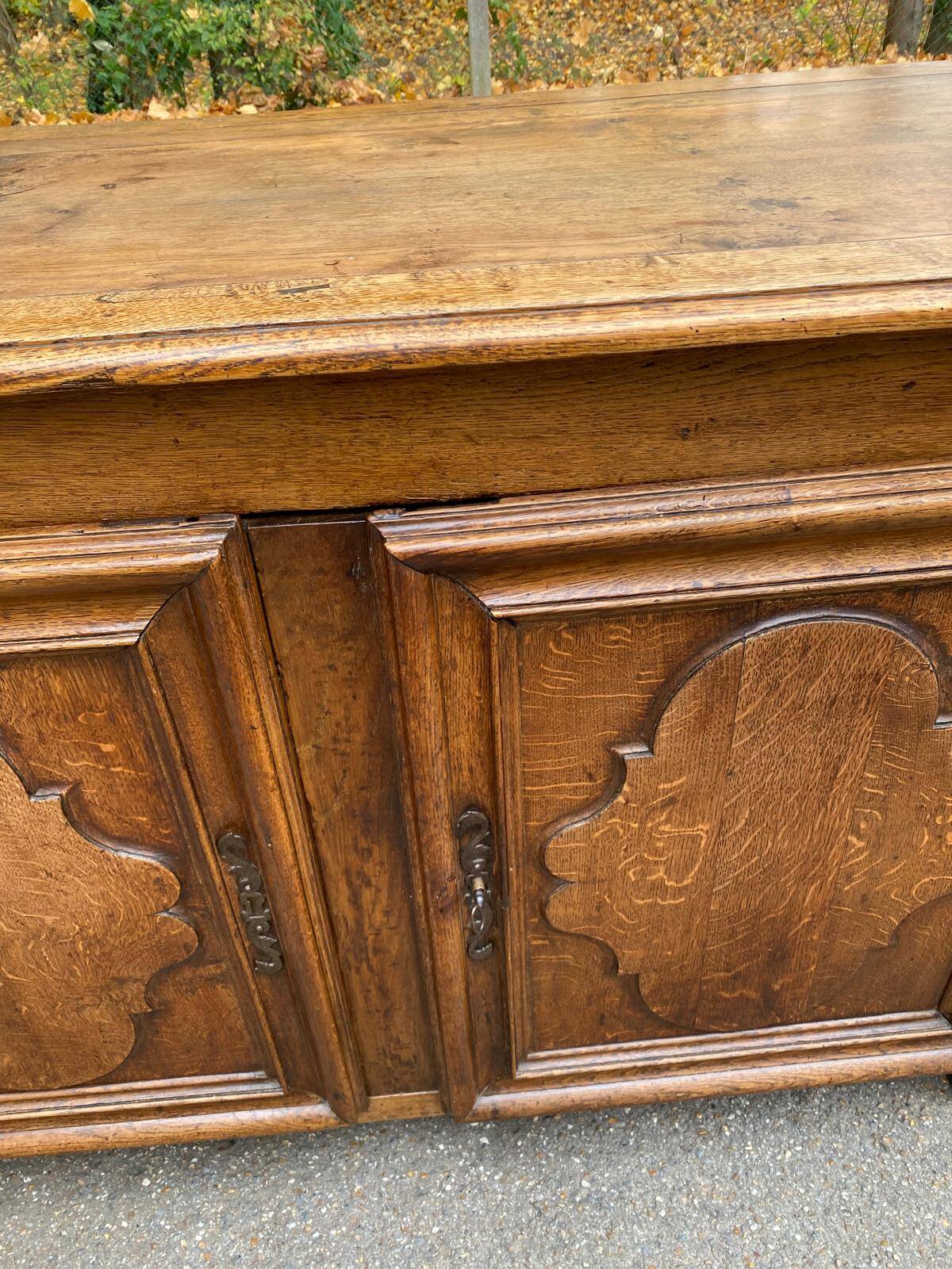 18th Century Solid Oak Farmhouse Buffet