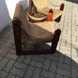 Vintage Lounge Armchair Chair Mid Century 80s Czechoslovakia