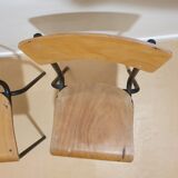 Set of 2 school chairs