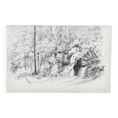 Landscape drawing: in the Forest of Asnières - 49