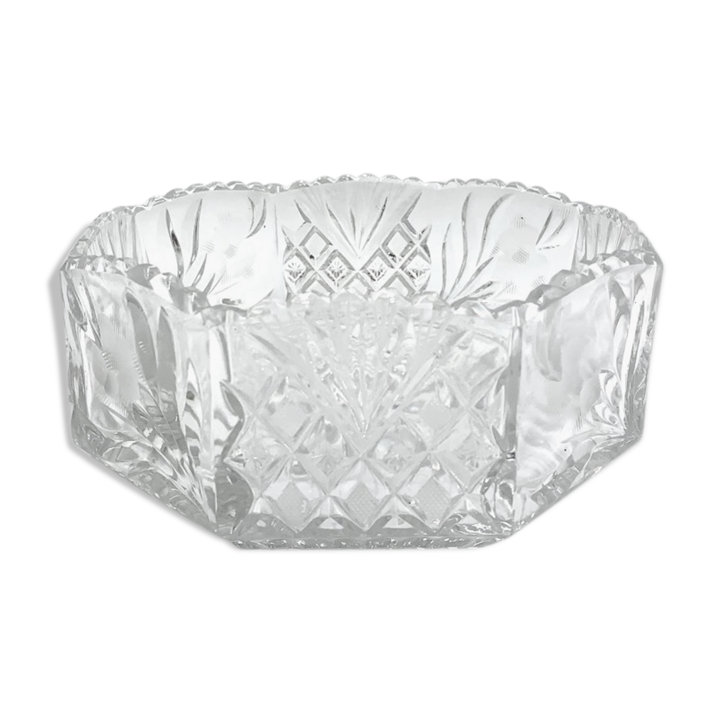 Crystal Bowl, Poland, 1960s