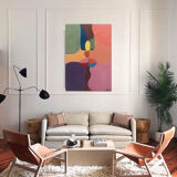 Acrylic paint on cotton canvas