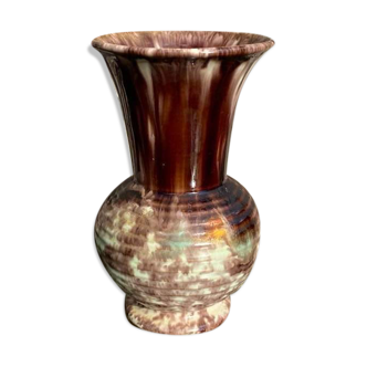 Ancien vase en céramique vernissée Germany années 60