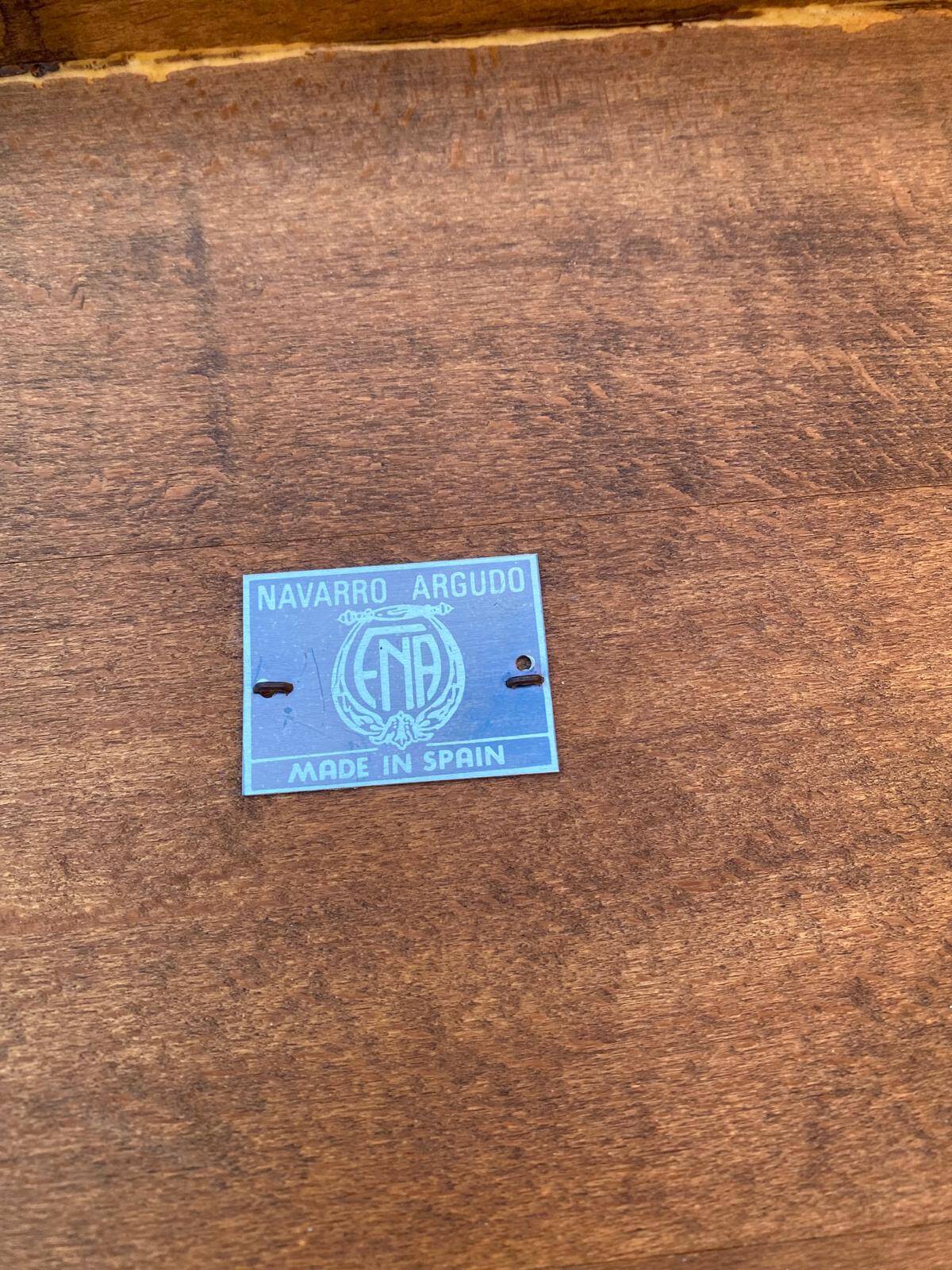 Navarro Argudo farmhouse coffee table in solid wood from Spain 110x50cm