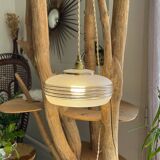 Customizable vintage Art Deco style globe portable lamp