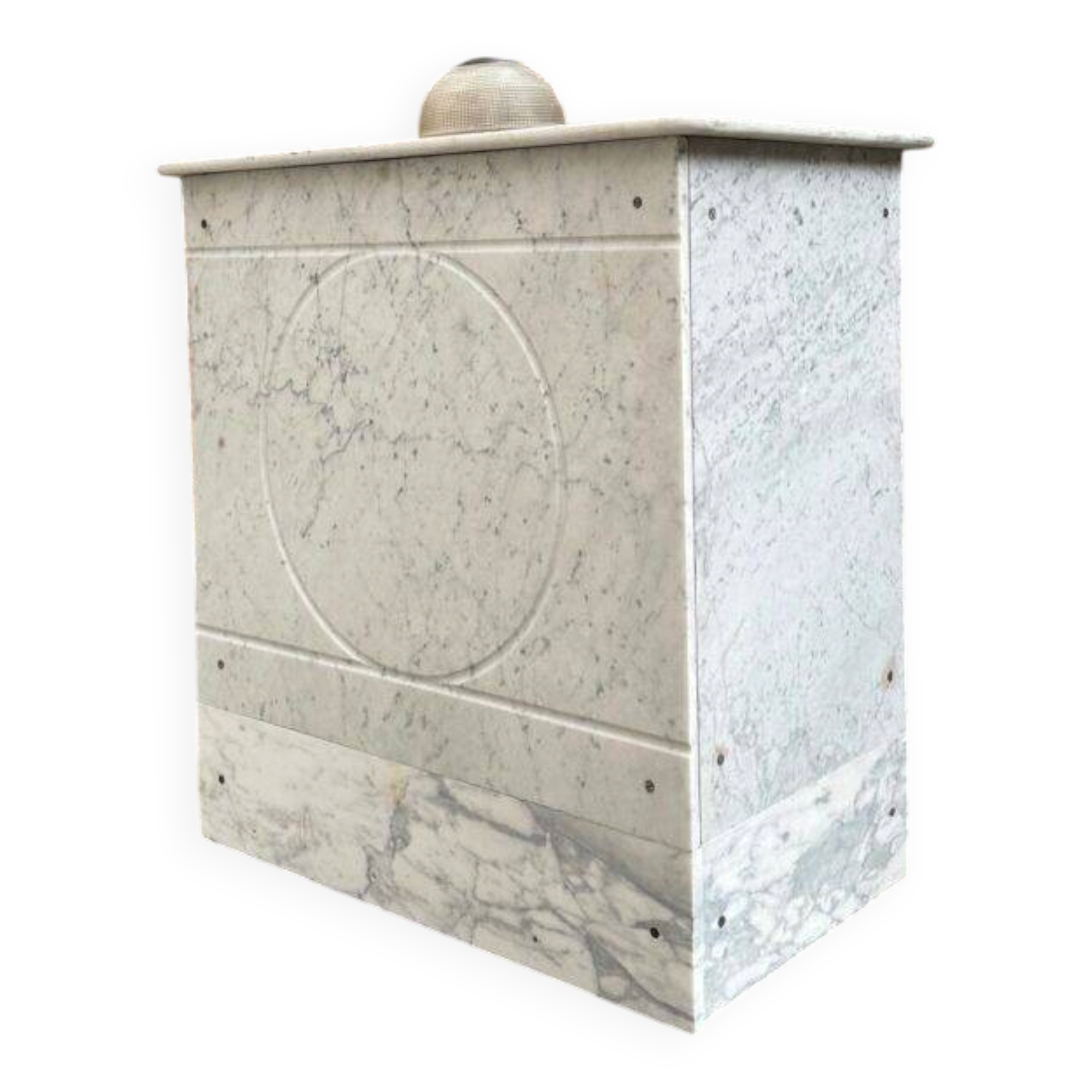 Bakery counter from the early 20th century in marble
