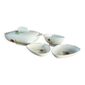 Salins Crocus soup tureen, sauce boat and serving dishes set