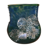 Vase a décor de fleurs