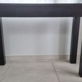 Extendable table in solid cherry wood of France