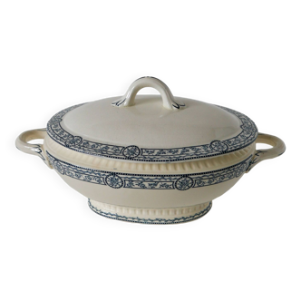 Soup tureen in salins iron earth model bristol 19th century