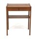 Scandinavian bedside table in mahogany, Sweden, 1950.