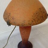 Glass paste mushroom lamp