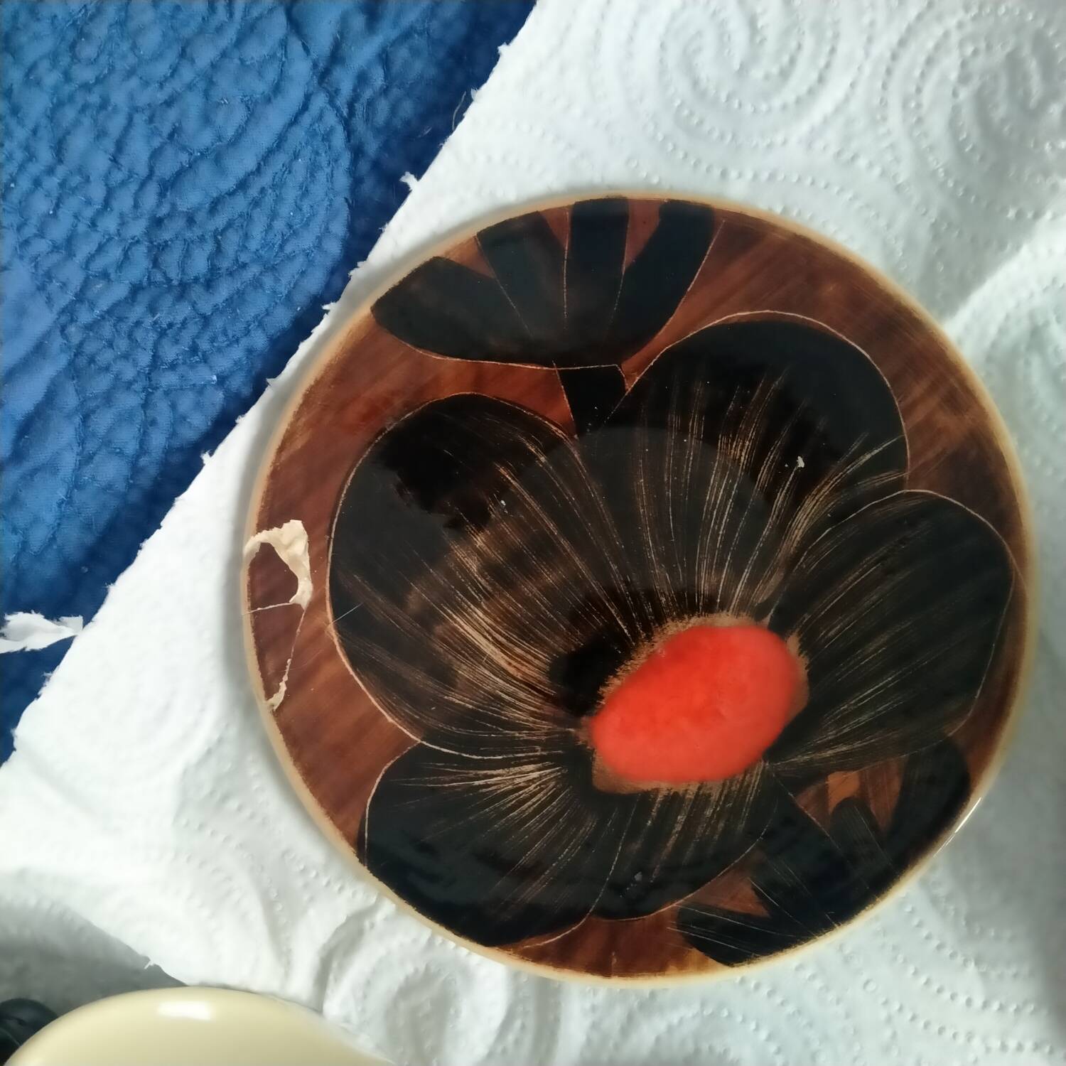 Ceramic coffee service Quimper Quercy