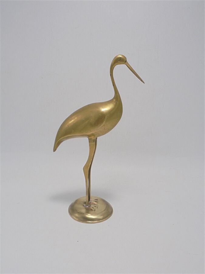 Brass heron