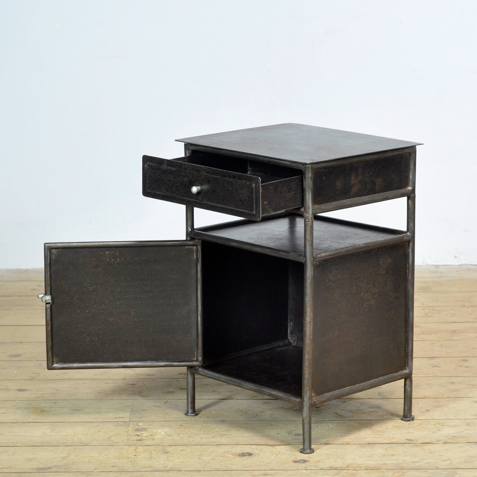 Iron Nightstand, circa 1920