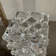 Vintage vase in molded glass and glass paste