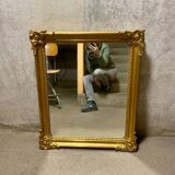 Old golden mirror