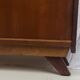 Vintage shoe cabinet with tapered legs