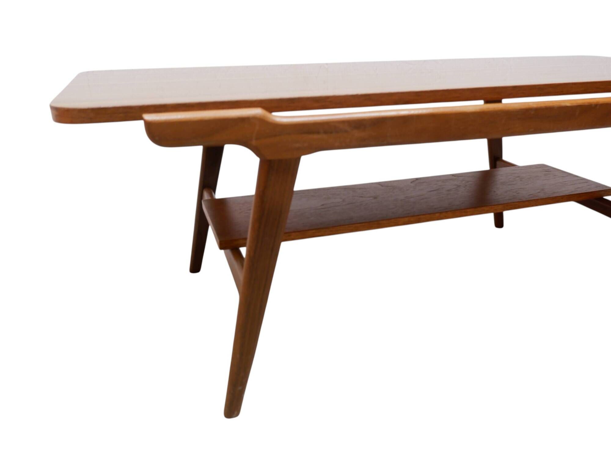 Vintage coffee table with reversible top.