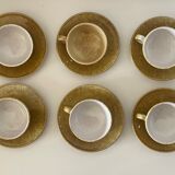 6 tasses à thé André Freymond