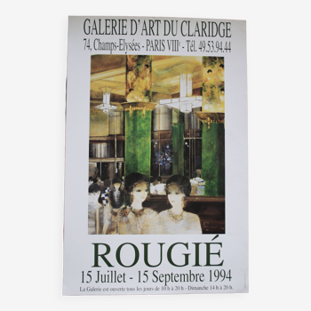 Art gallery poster -Rougié- 1994