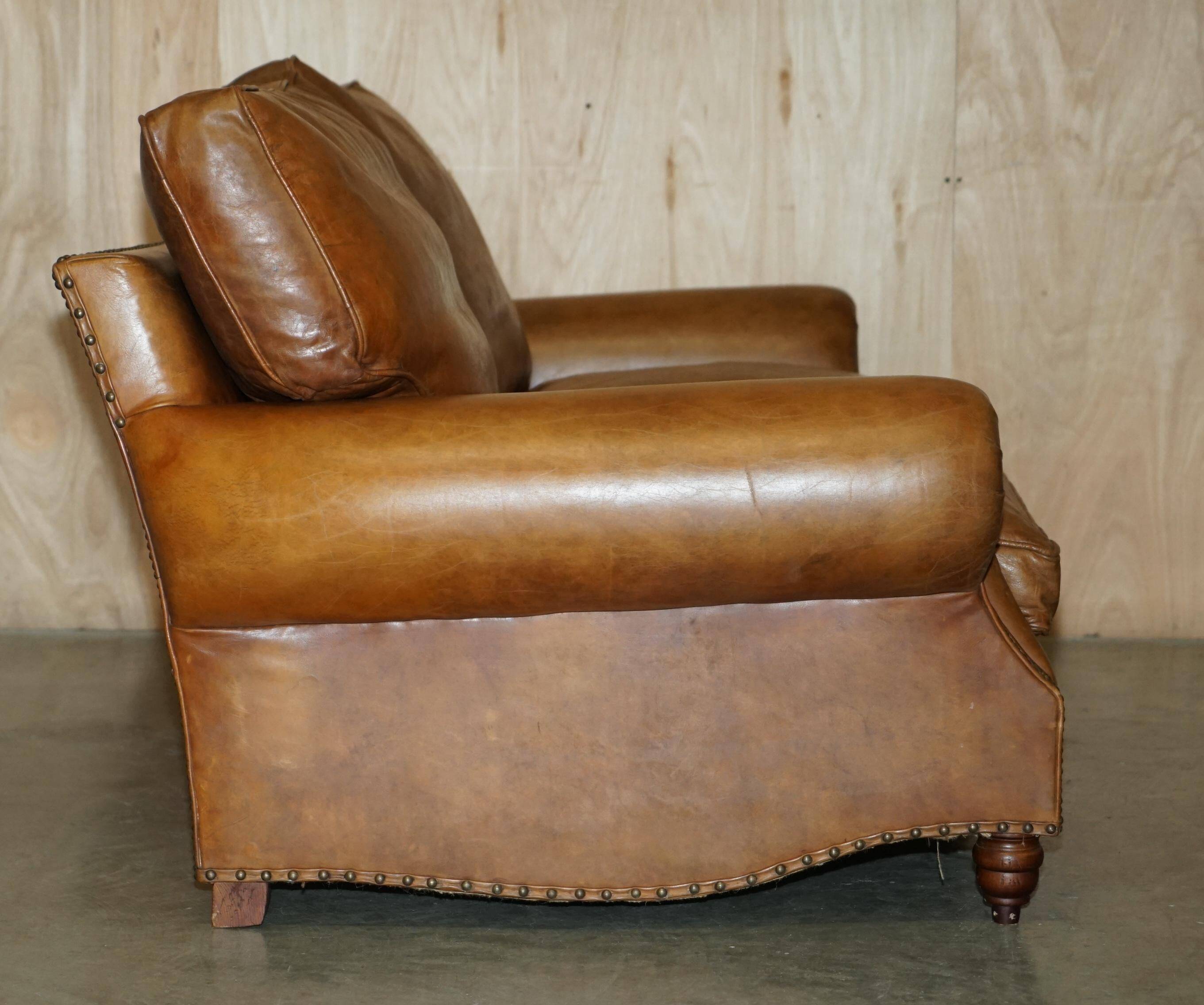 Balmoral Heritage Leather Sofa by Timothy Oulton