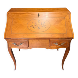 Marquetry slope desk