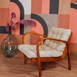 Vintage armchair granola beige 1960