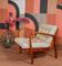 Vintage armchair granola beige 1960