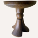 African "jima" wabi sabi tripod stool, ethiopia, 1940s-1950s
