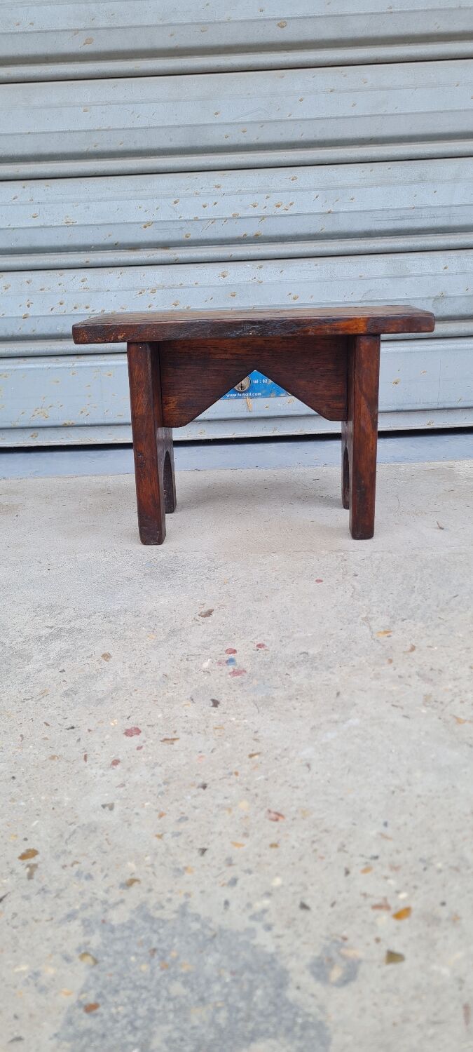 Solid oak stool 1940