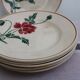 Set of 6 ceramic dessert plates