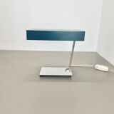 Modernist green Cubic Sputnik Table Light Kaiser Leuchten Lights, 1970s Ger