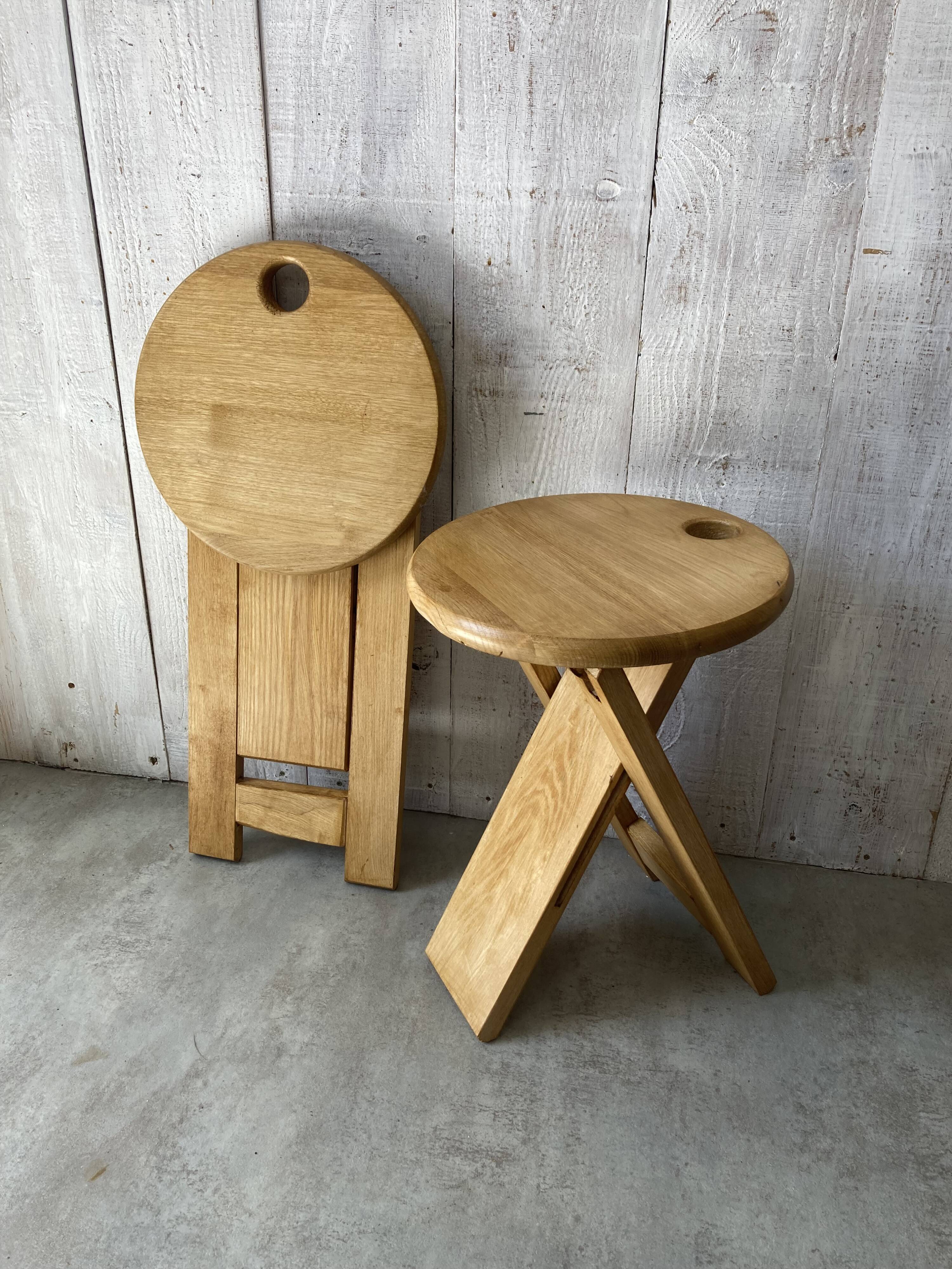 Pair of folding stools