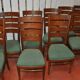 Serie de dix chaises palissandre