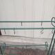 Wrought iron towel rack