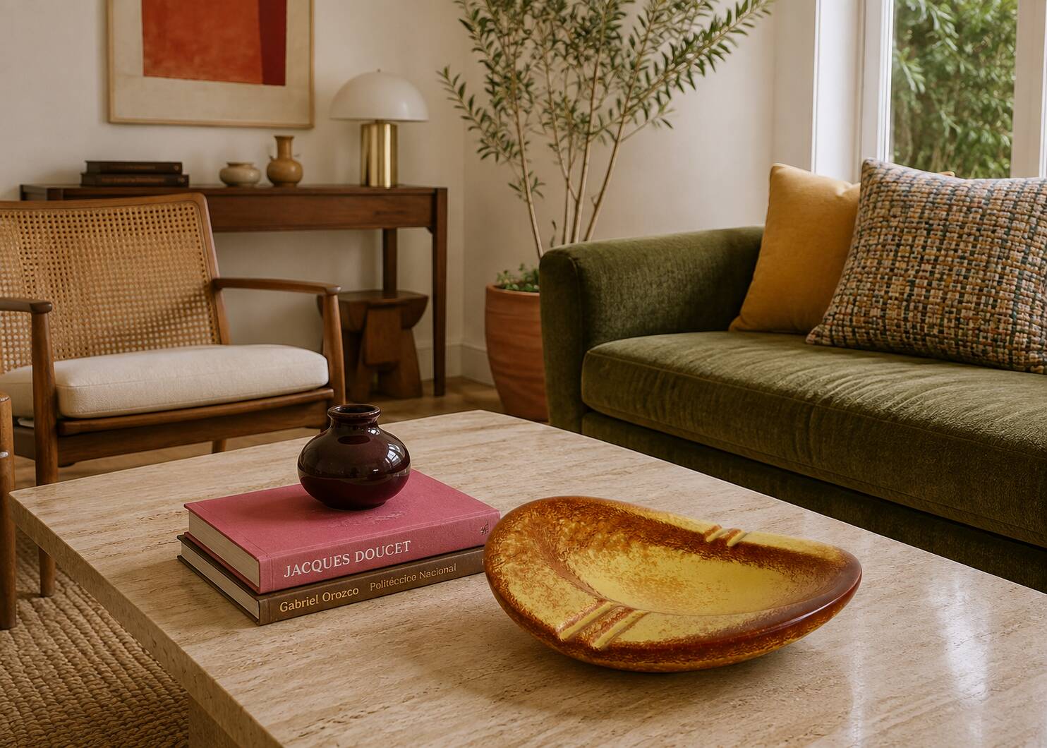 Ceramic ashtray Bertoncello Large or Catchall by Roberto Rigon, 1970s.